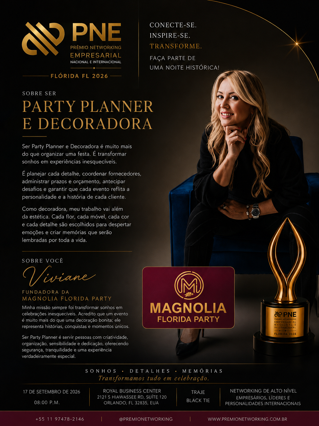 Flyer oficial — Magnólia
