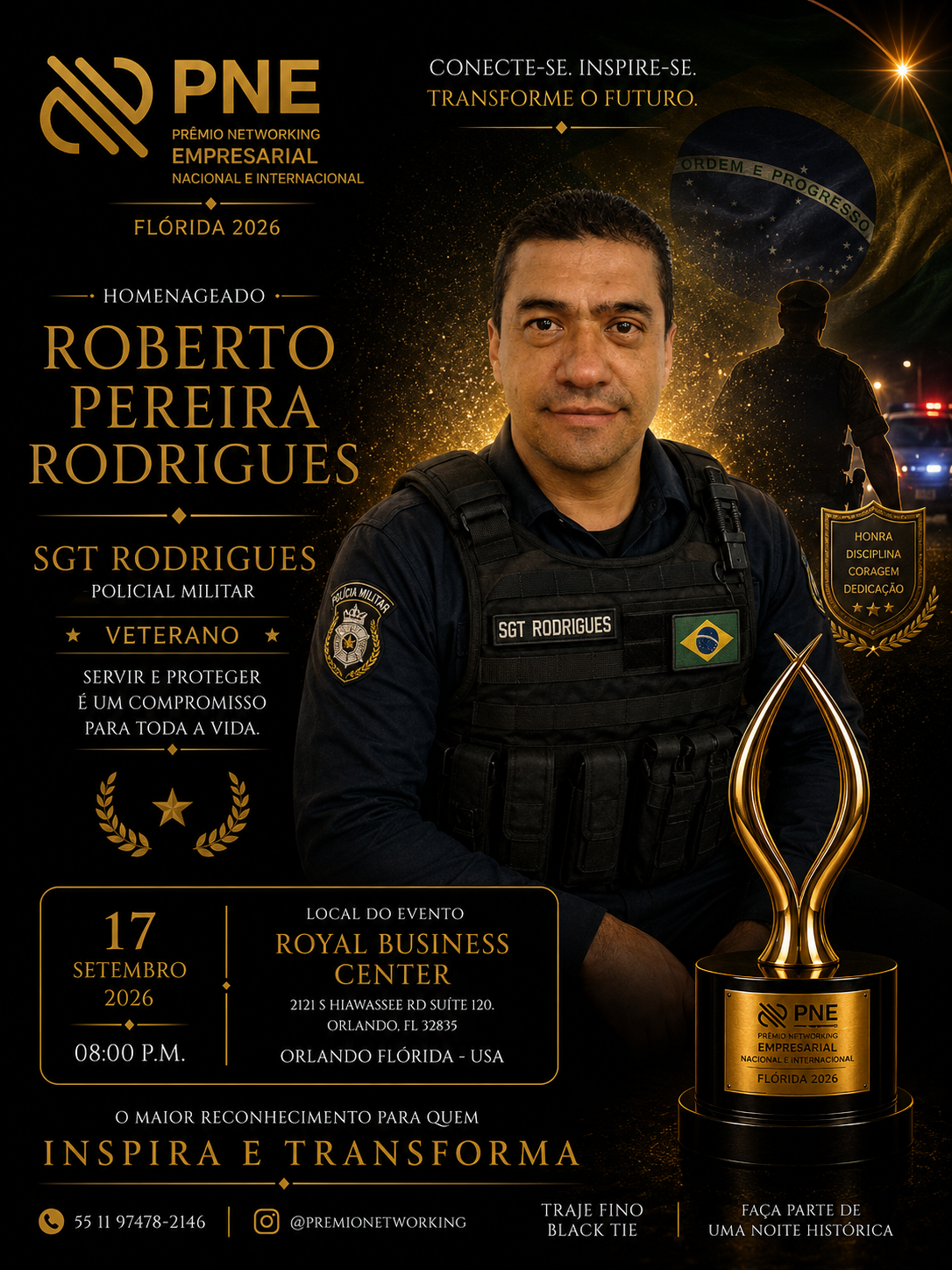 Flyer oficial — Roberto
