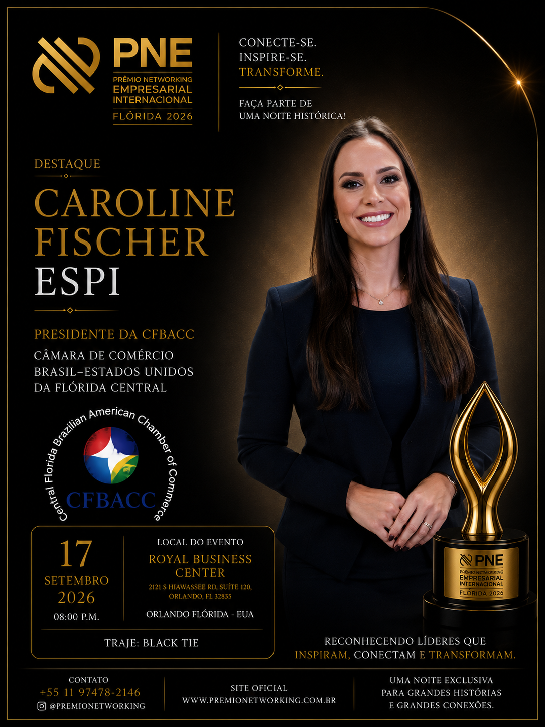 Flyer oficial — Caroline Fischer
