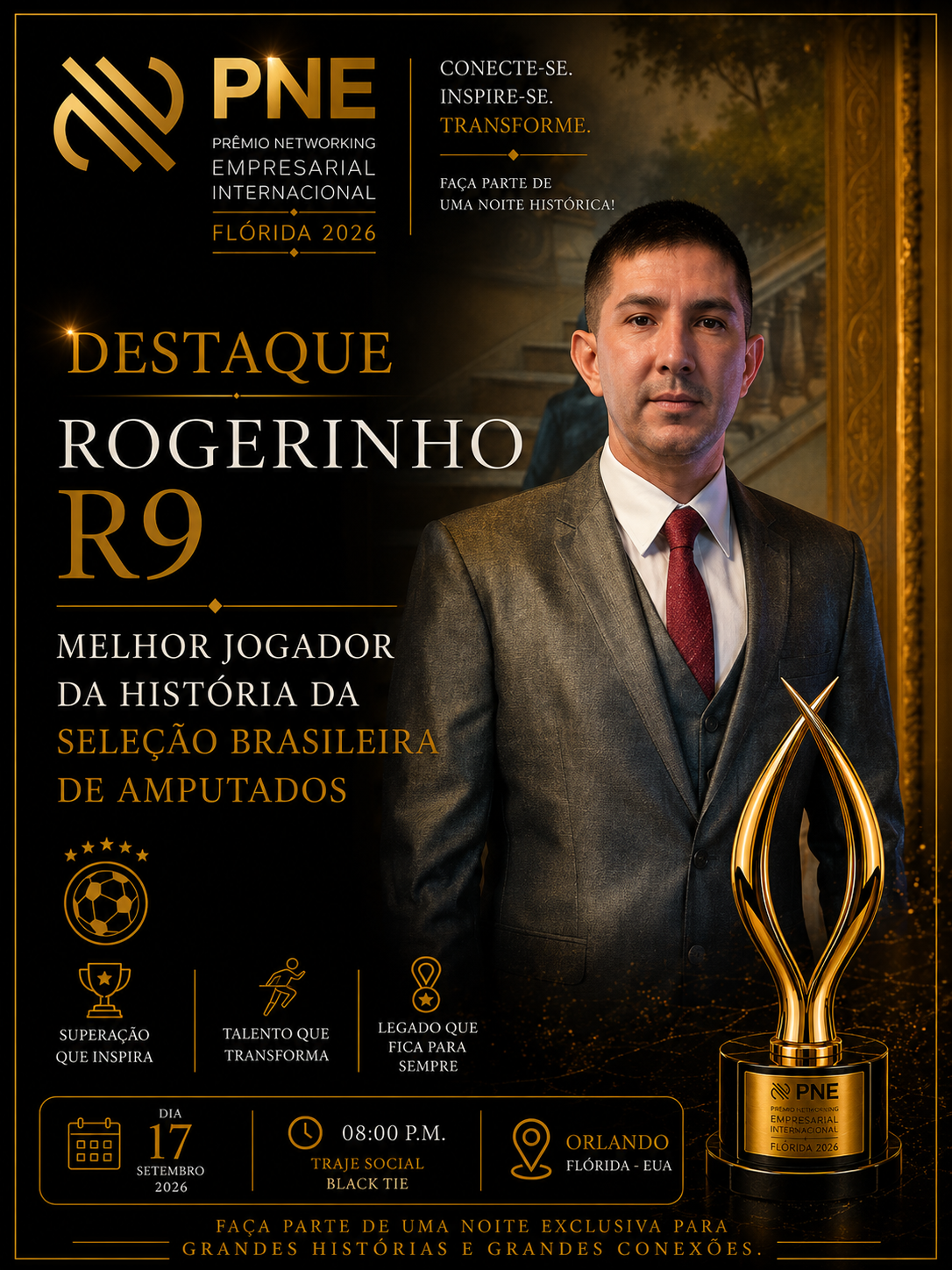 Flyer oficial — Rogerinho
