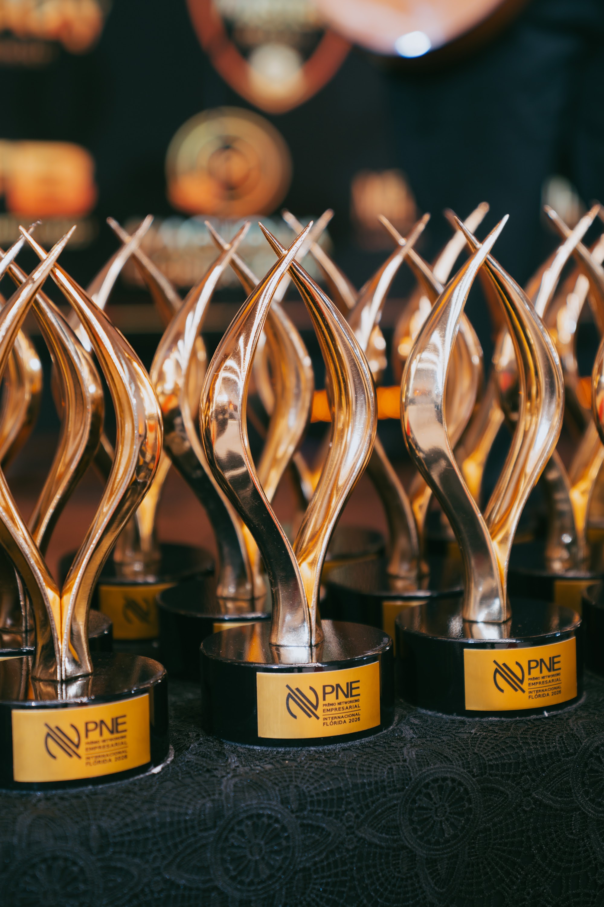 Troféus oficiais em destaque