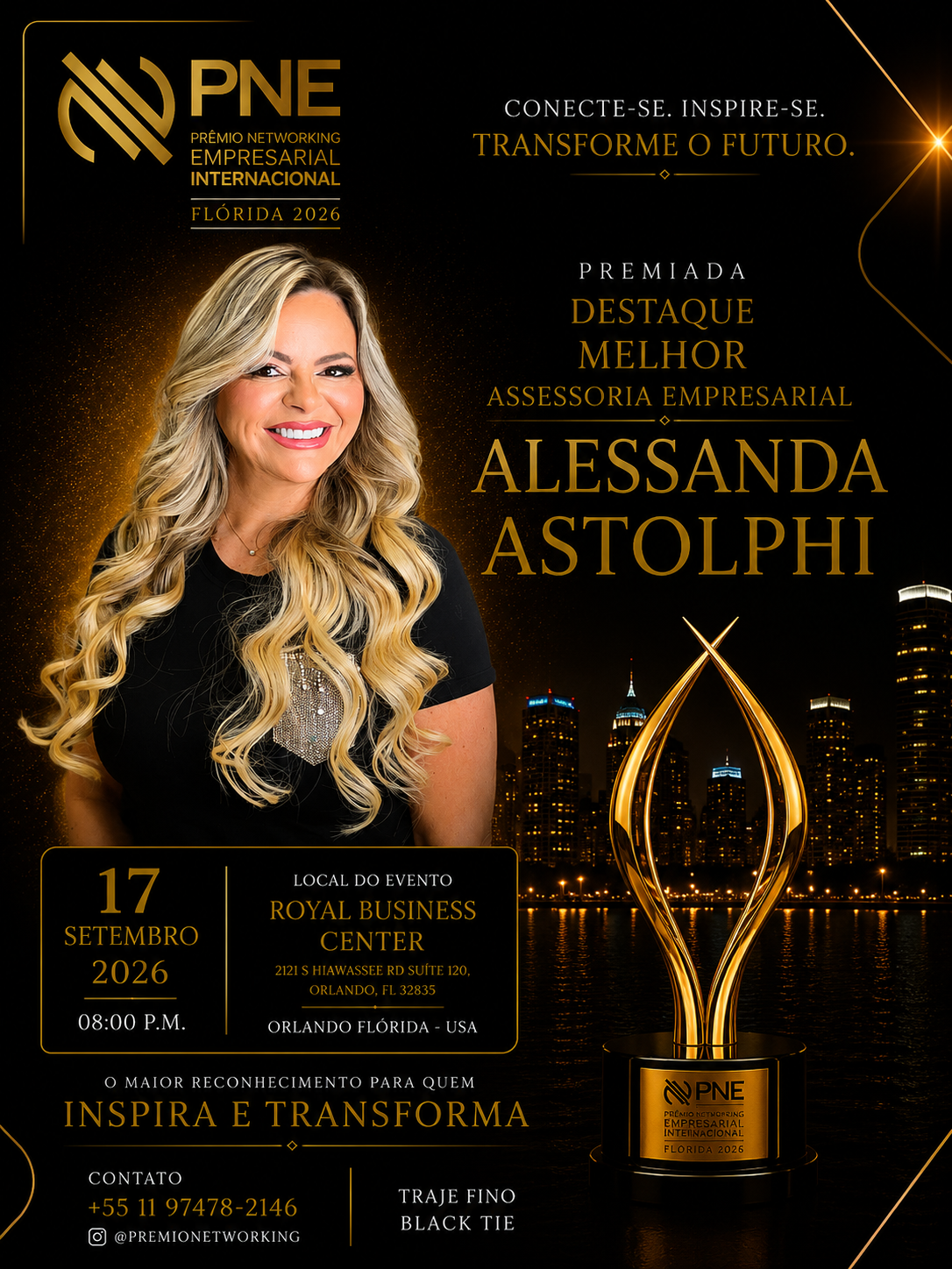 Flyer oficial — Alessanda Astolphi