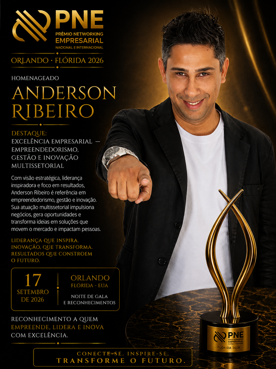 Flyer oficial — Anderson