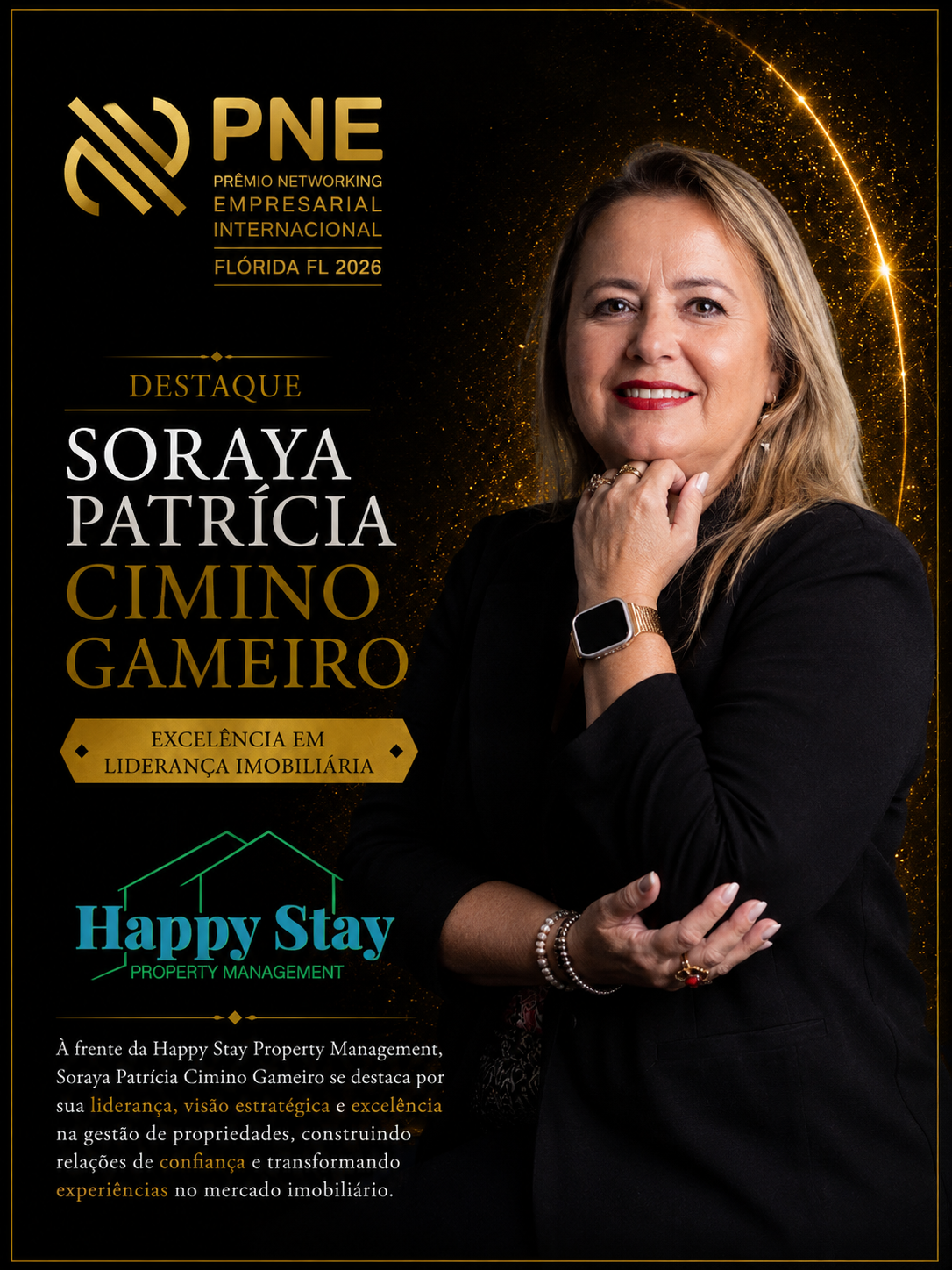 Flyer oficial — Soraya
