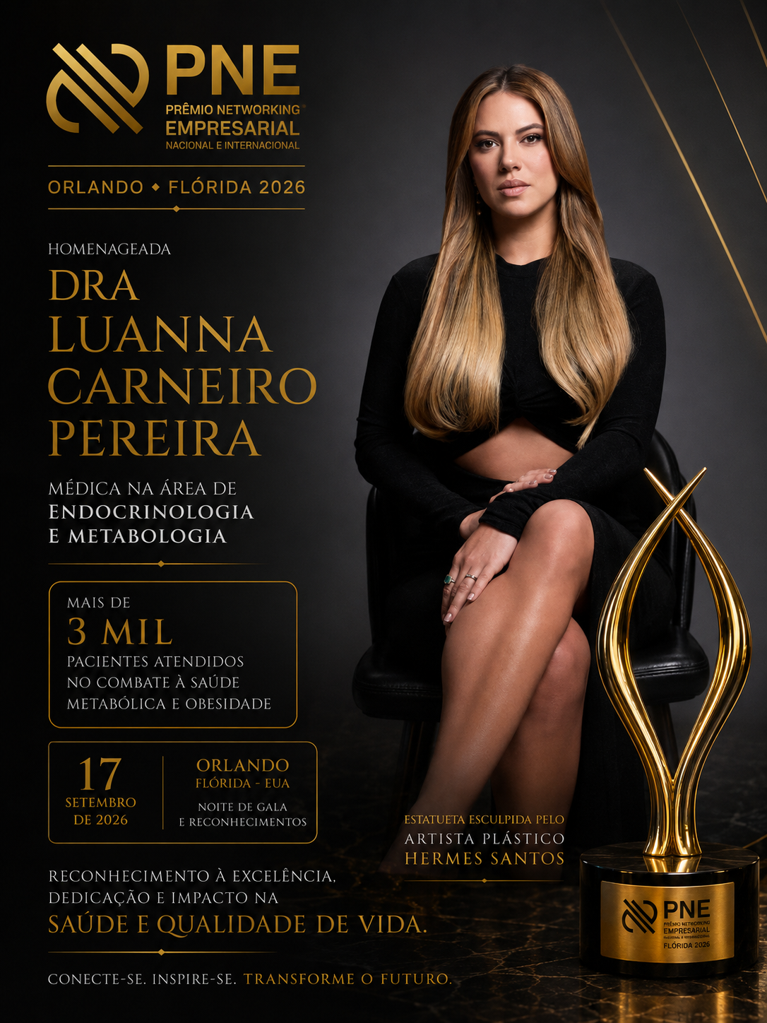 Flyer oficial — Luana