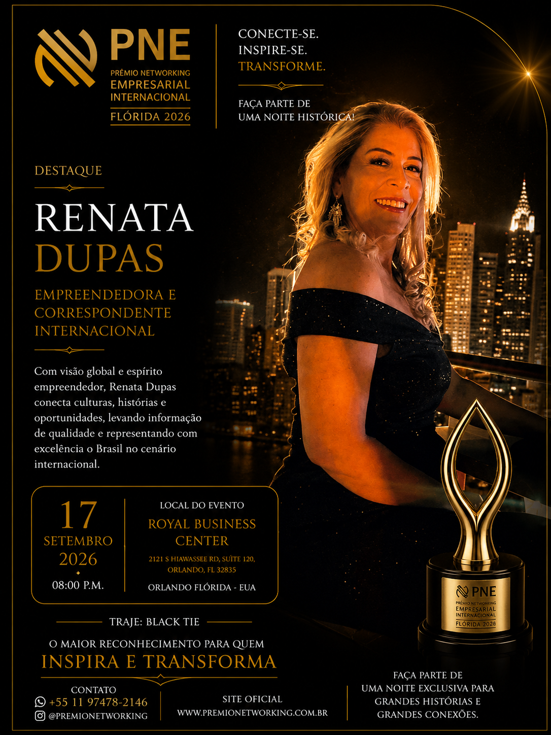Flyer oficial — Renata Dupas