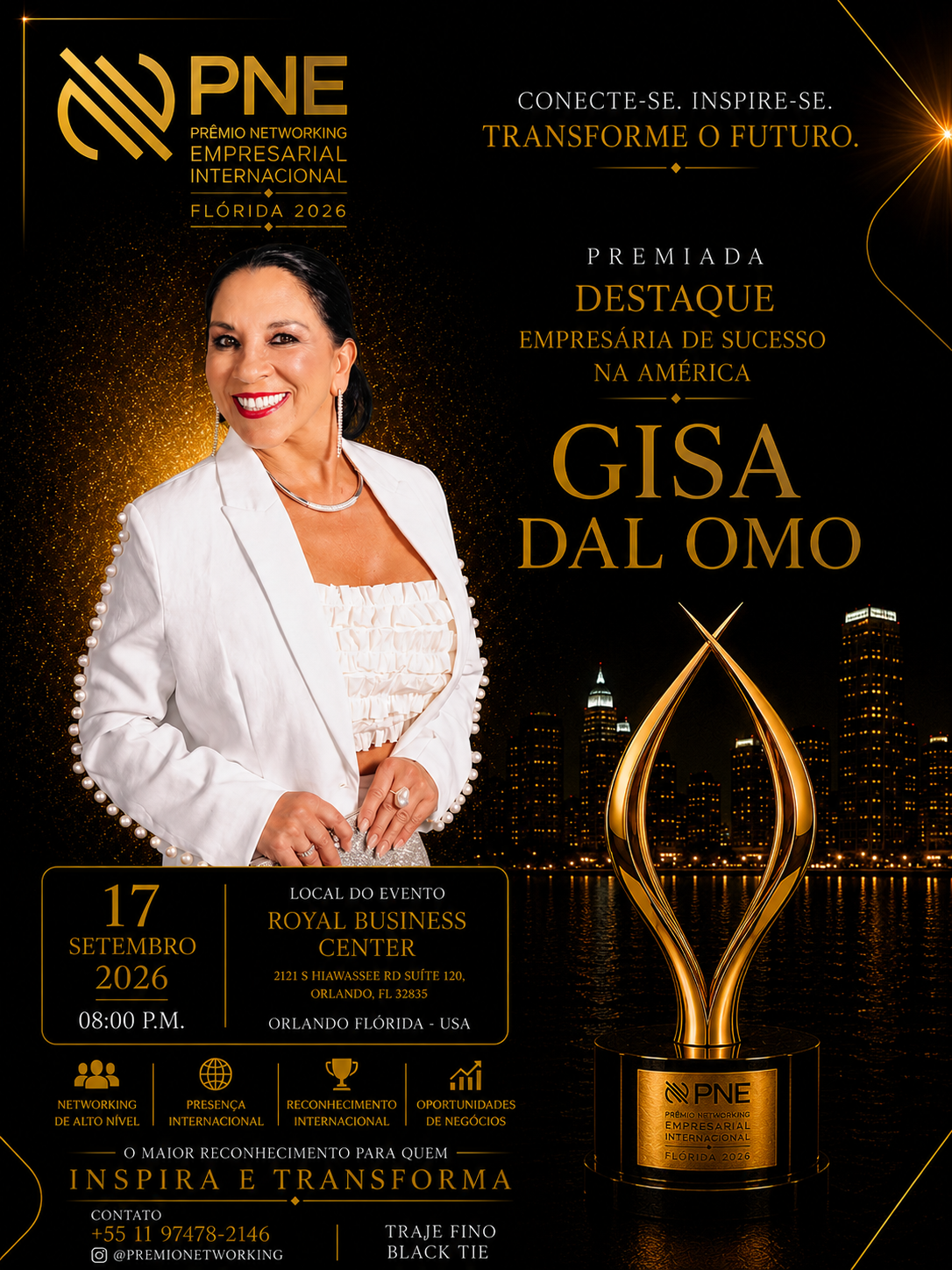Flyer oficial — Gisa Dal Omo