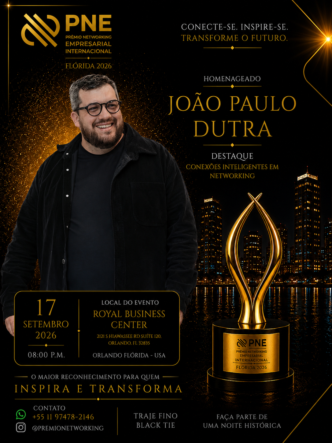 Flyer oficial — João Paulo Dutra
